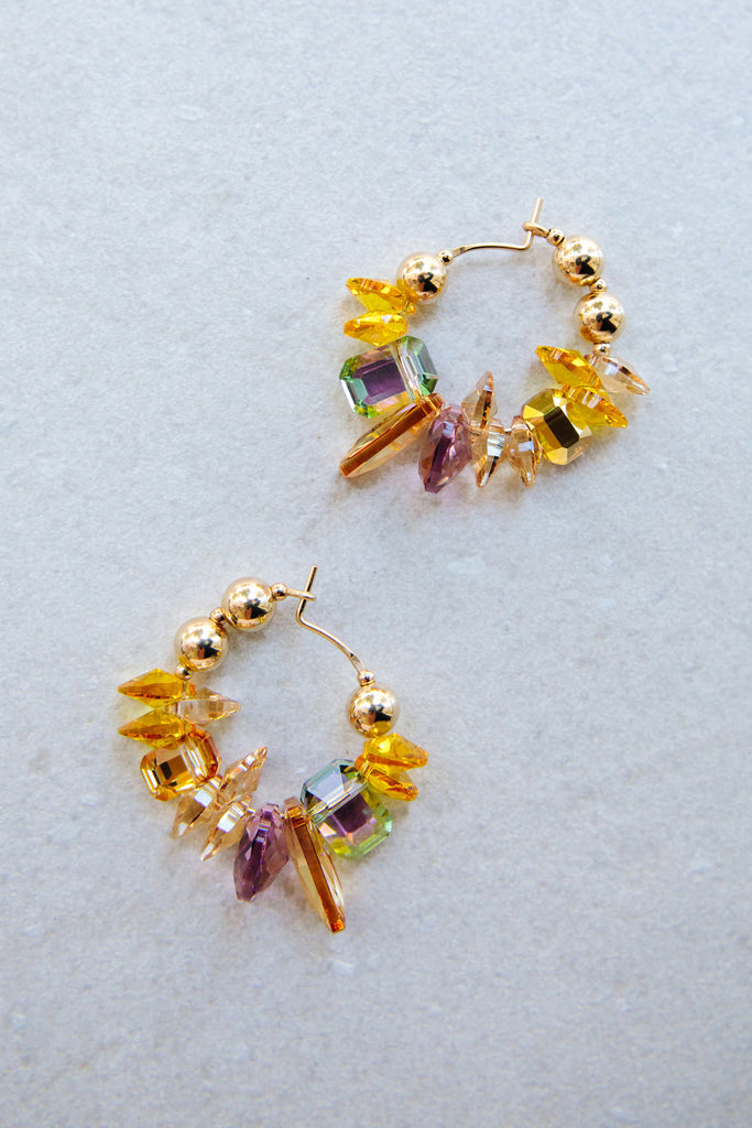 Azalea Earrings No.3 by Abacus Row Handmade Jewelry