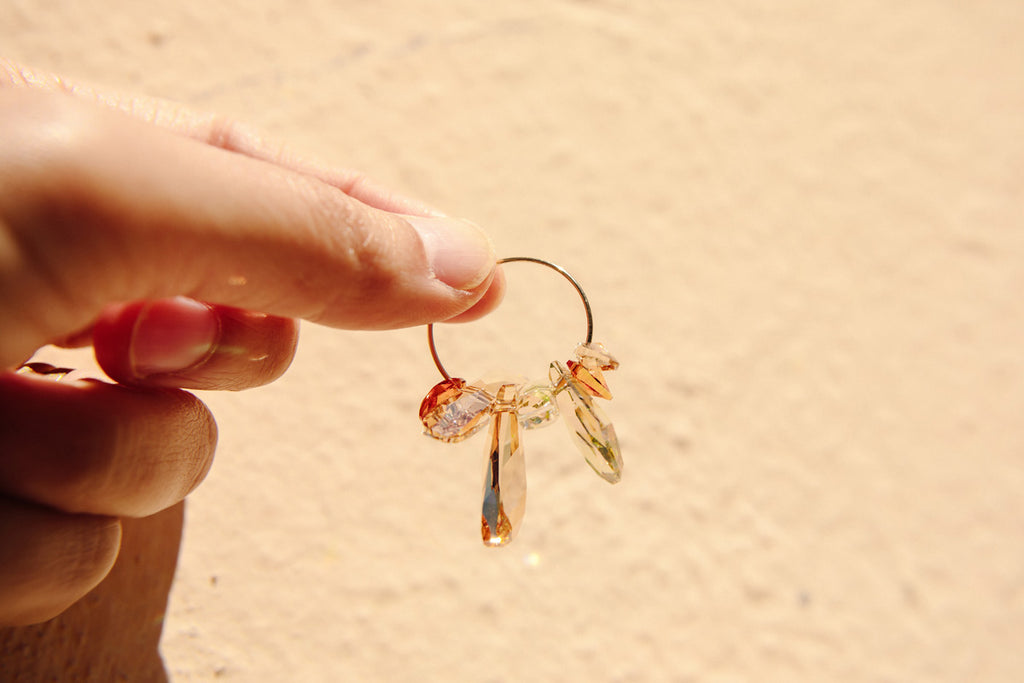 Calla Earrings by Abacus Row Handmade Jewelry