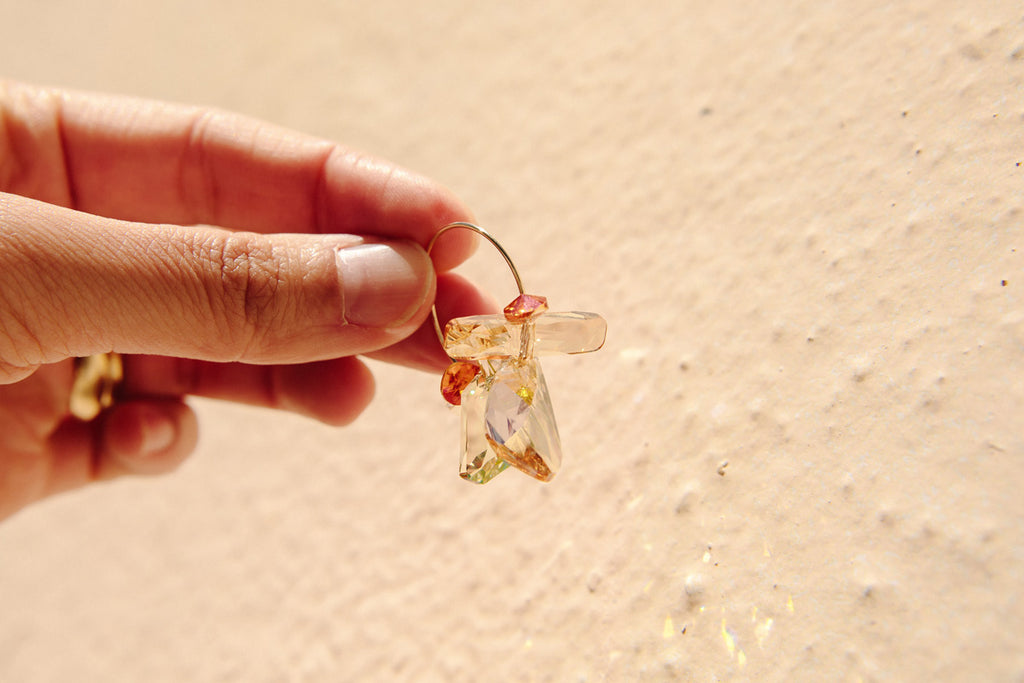 Calla Earrings by Abacus Row Handmade Jewelry
