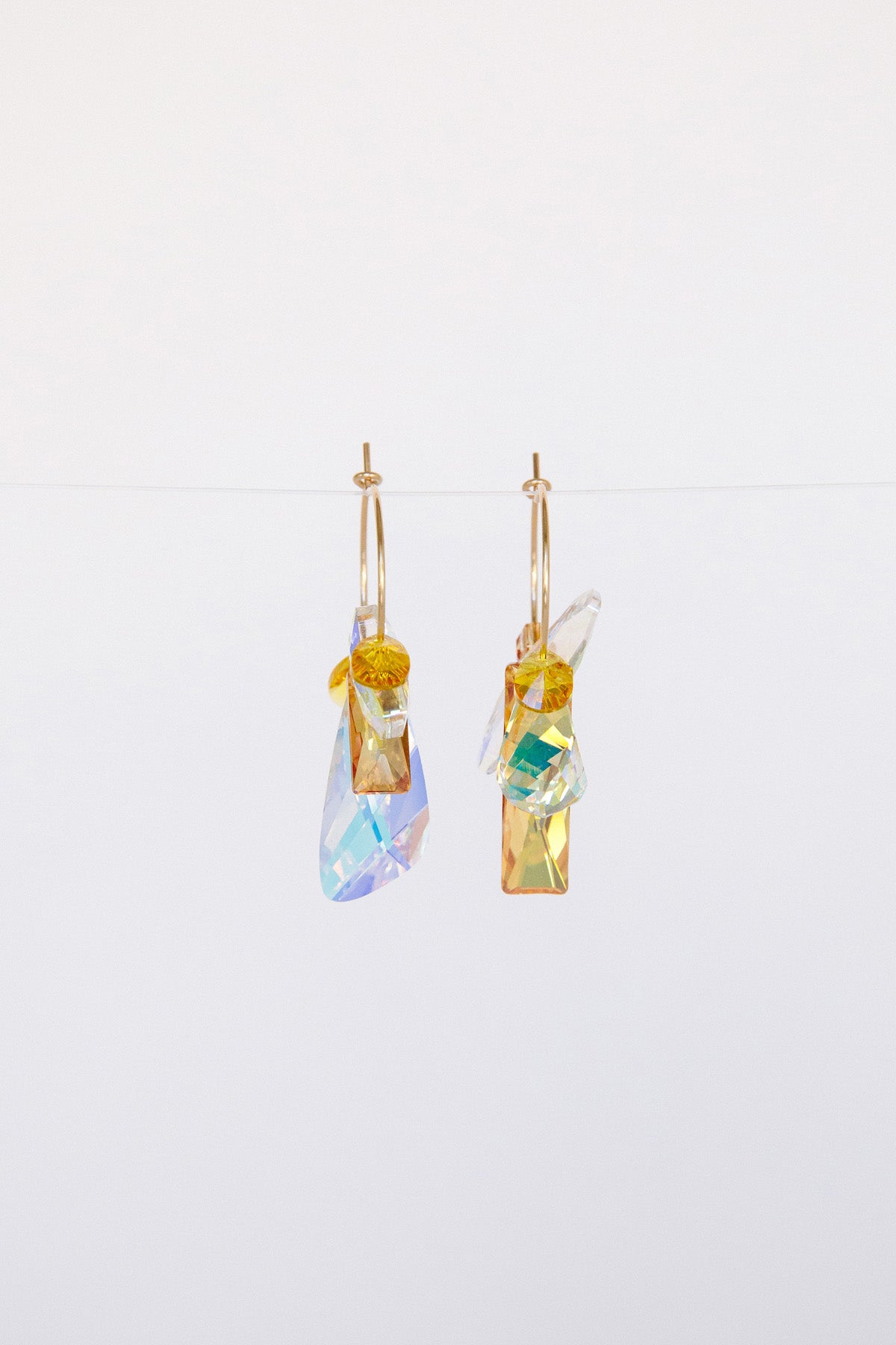 Orchid Earrings by Abacus Row Handmade Jewelry