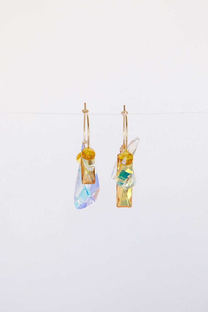 Orchid Earrings by Abacus Row Handmade Jewelry