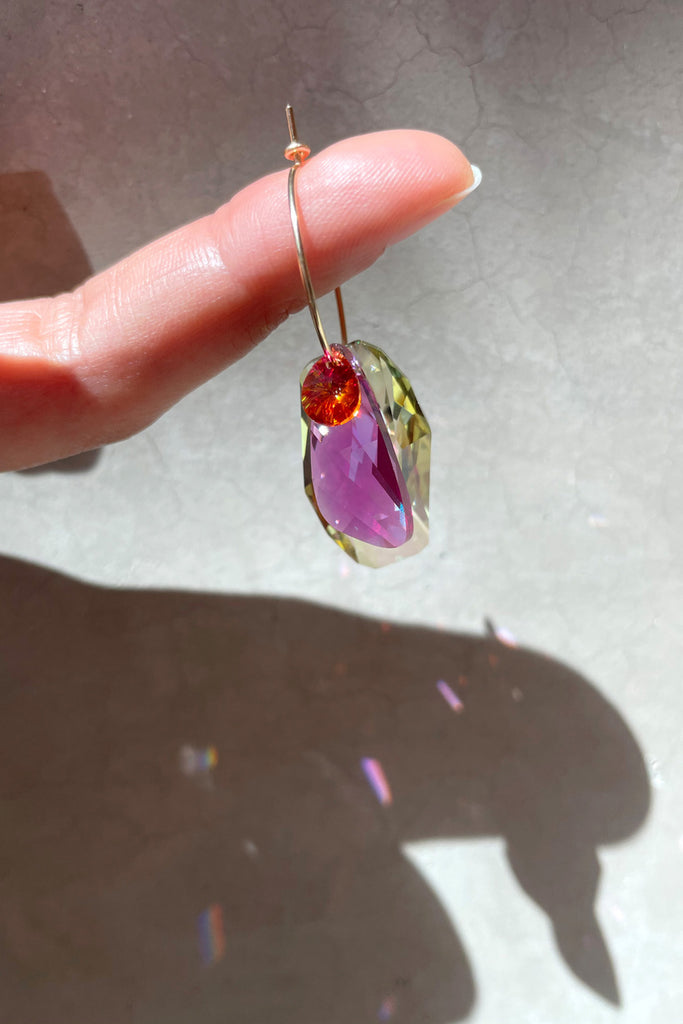 Protea Earrings by Abacus Row Handmade Jewelry