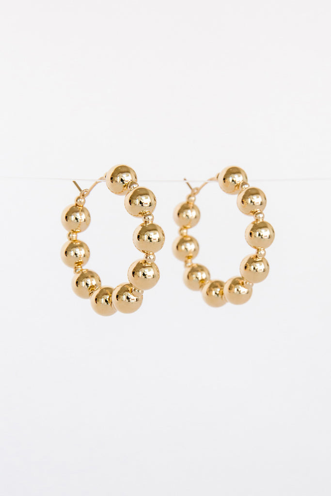 Jiu Jiu Hoop Earrings in the Yuan Yuan Collection by Abacus Row