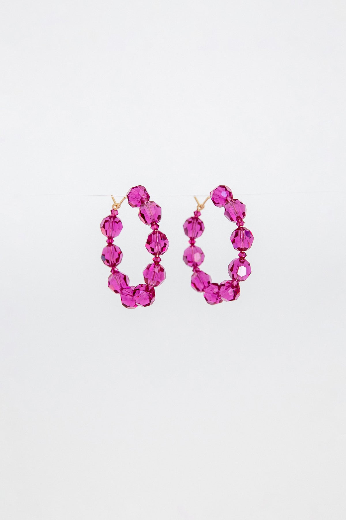 Bougainvillea Jiu Jiu Earrings by Abacus Row Handmade Jewelry
