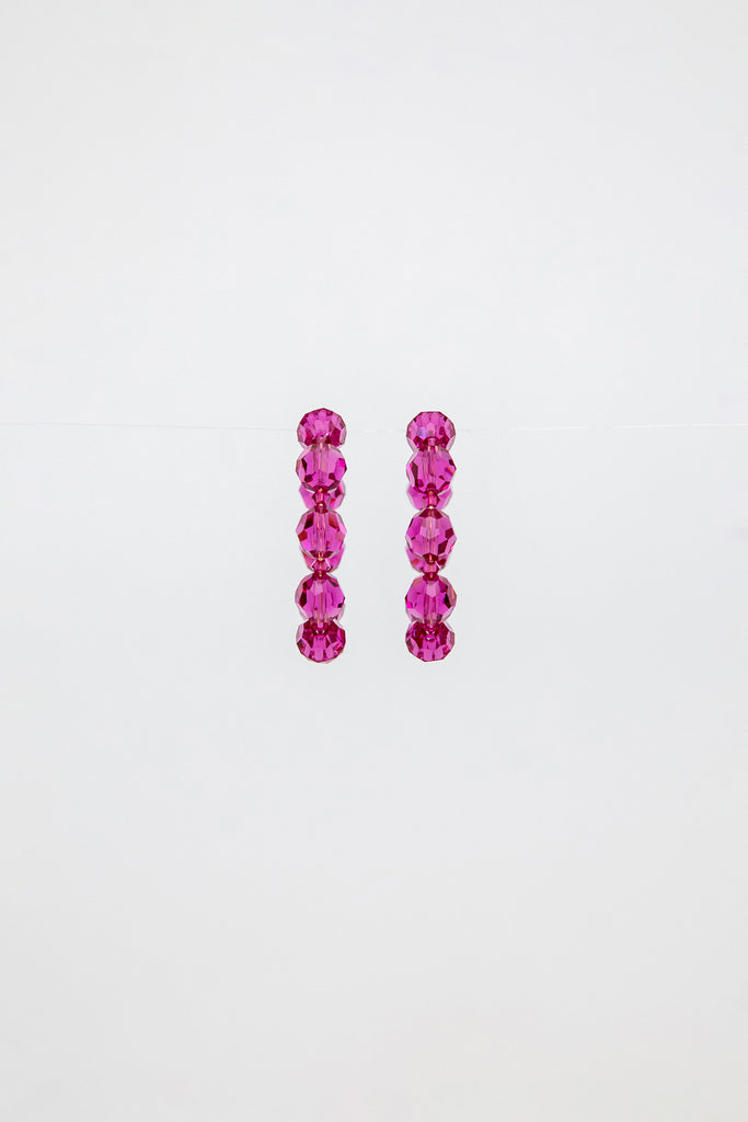 Bougainvillea Jiu Jiu Earrings by Abacus Row Handmade Jewelry