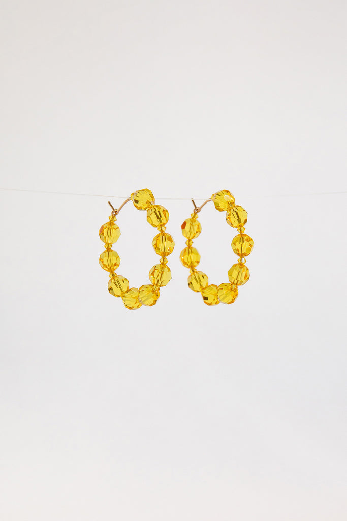 Chrysanthemum Jiu Jiu Earrings by Abacus Row for Lunar Edit Garden Collection