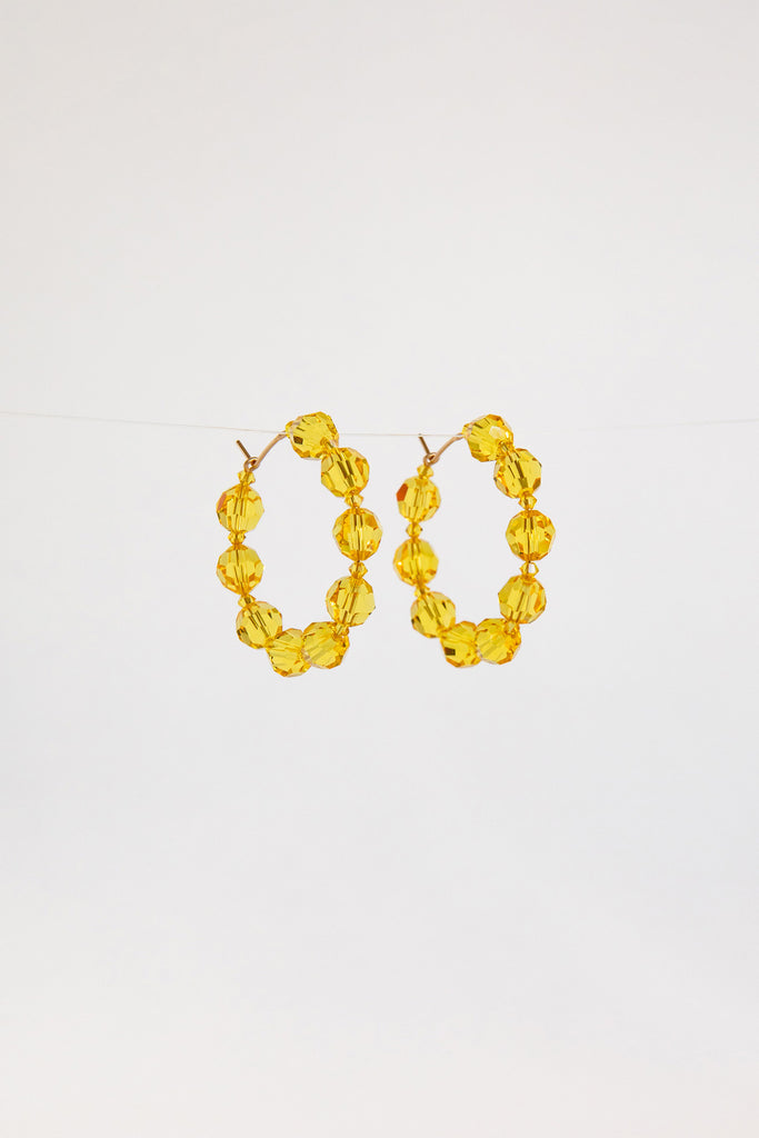 Chrysanthemum Jiu Jiu Earrings by Abacus Row for Lunar Edit Garden Collection