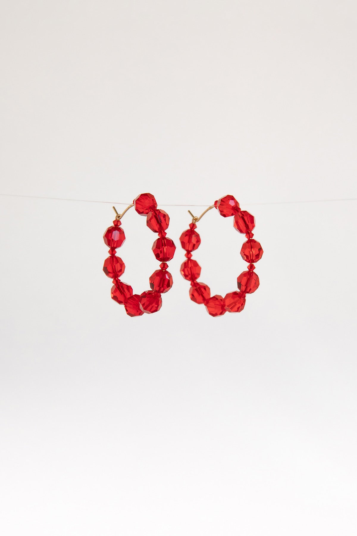 Gladiolus Jiu Jiu Earrings by Abacus Row Lunar Edit Garden Collection