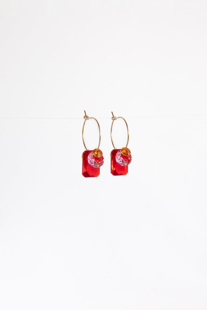 Lai See Earrings by Abacus Row Handmade Jewelry