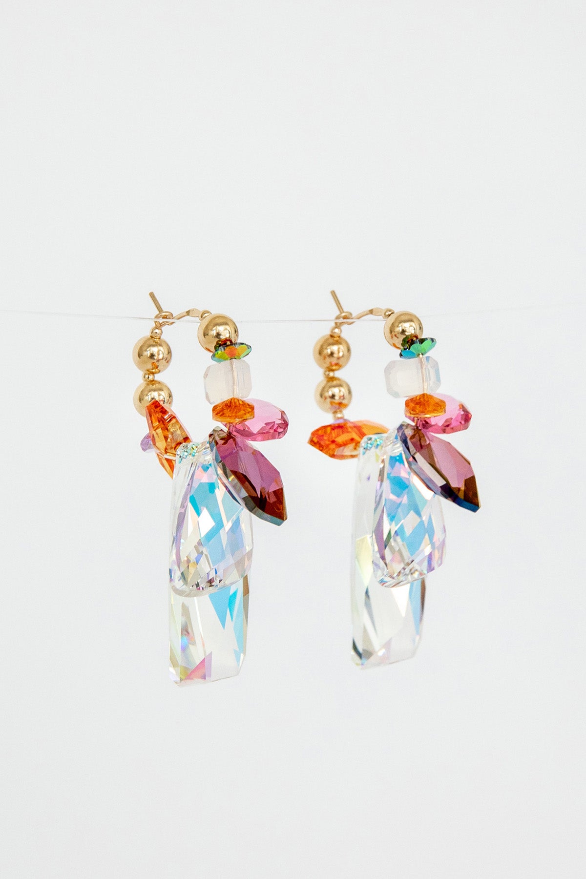 Lantana Earrings No. 2 by Abacus Row Handmade Jewelry