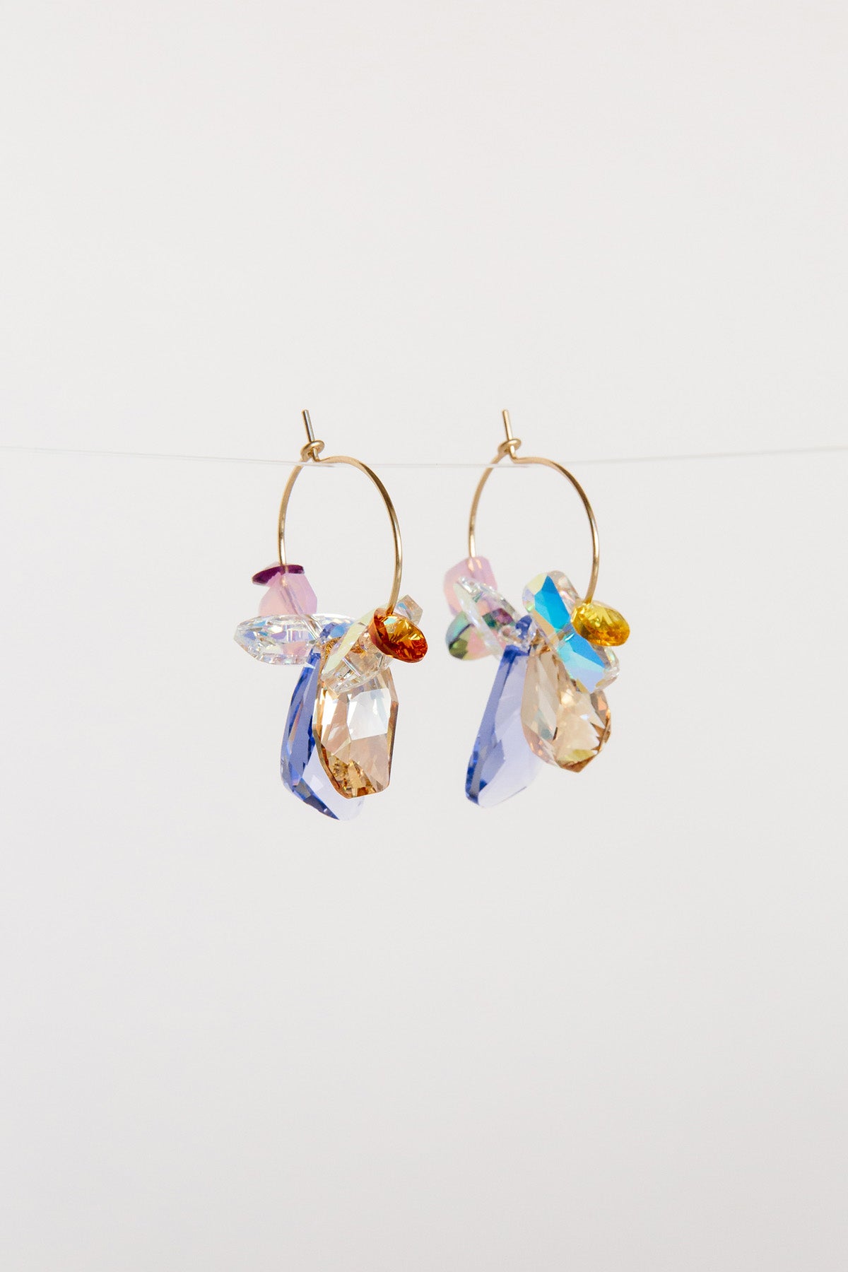 Lilac Earrings by Abacus Row Handmade Jewelry