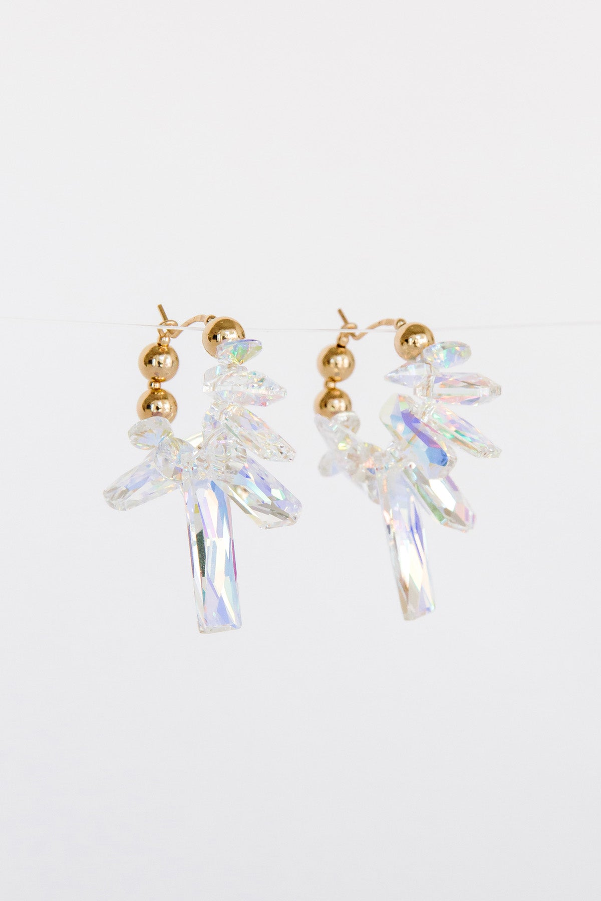 Lotus Earrings by Abacus Row Handmade Jewelry
