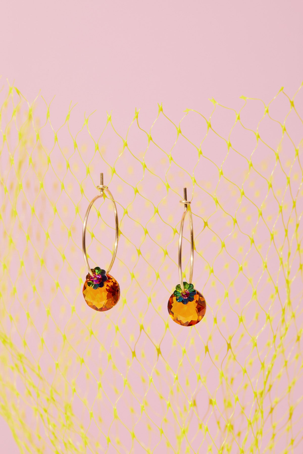 Mandarin Earrings at Abacus Row Handmade Jewelry