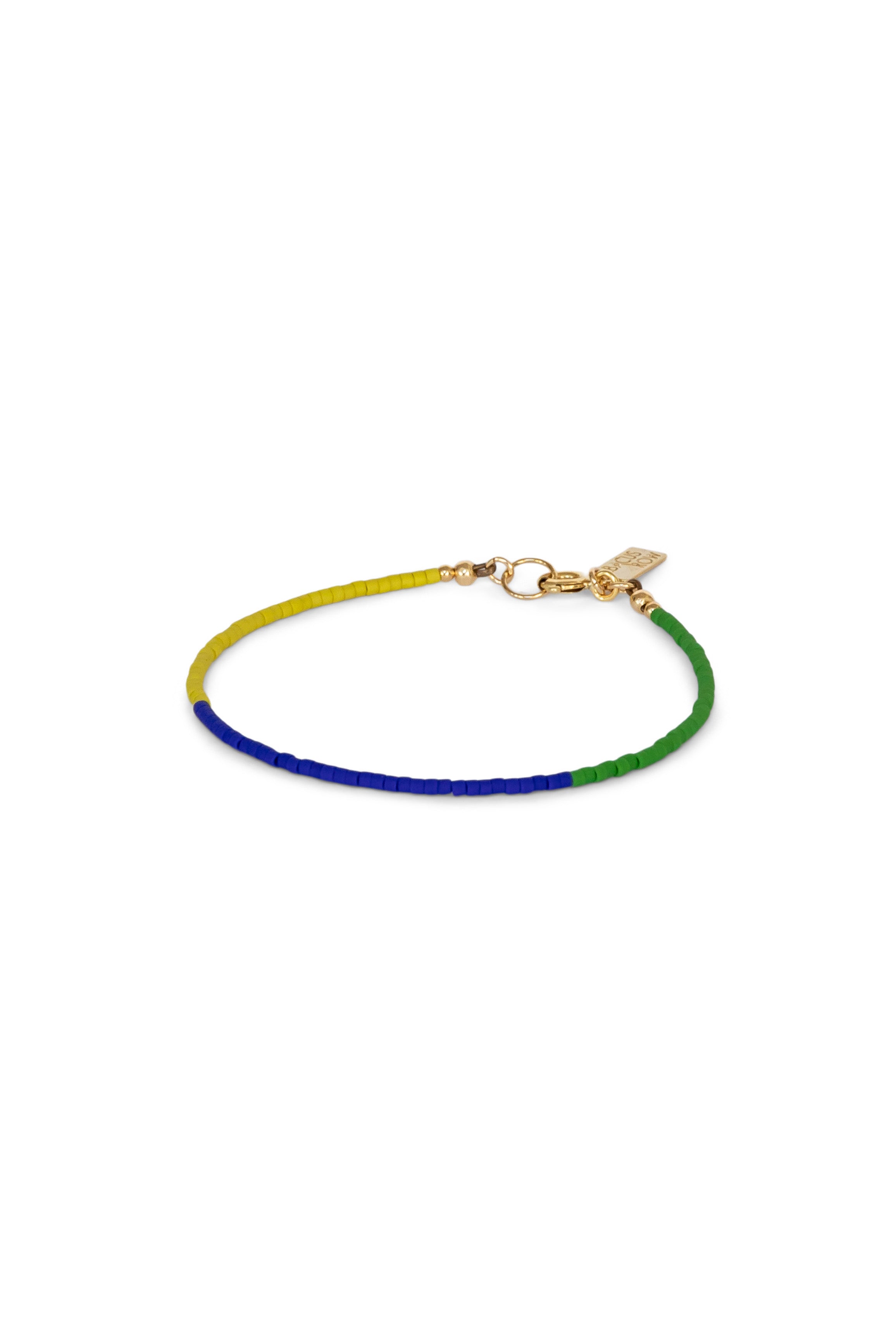 Ocean Pyramid Bracelet at Abacus Row Handmade Jewelry