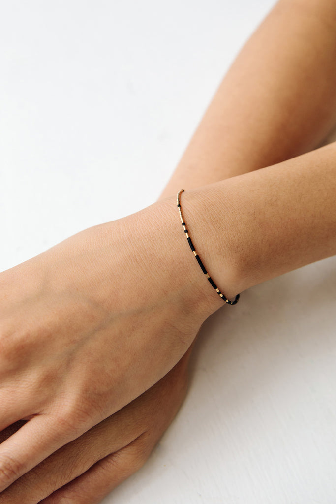 Rhea Bracelet in Ink by Abacus Row Handmade Jewelry
