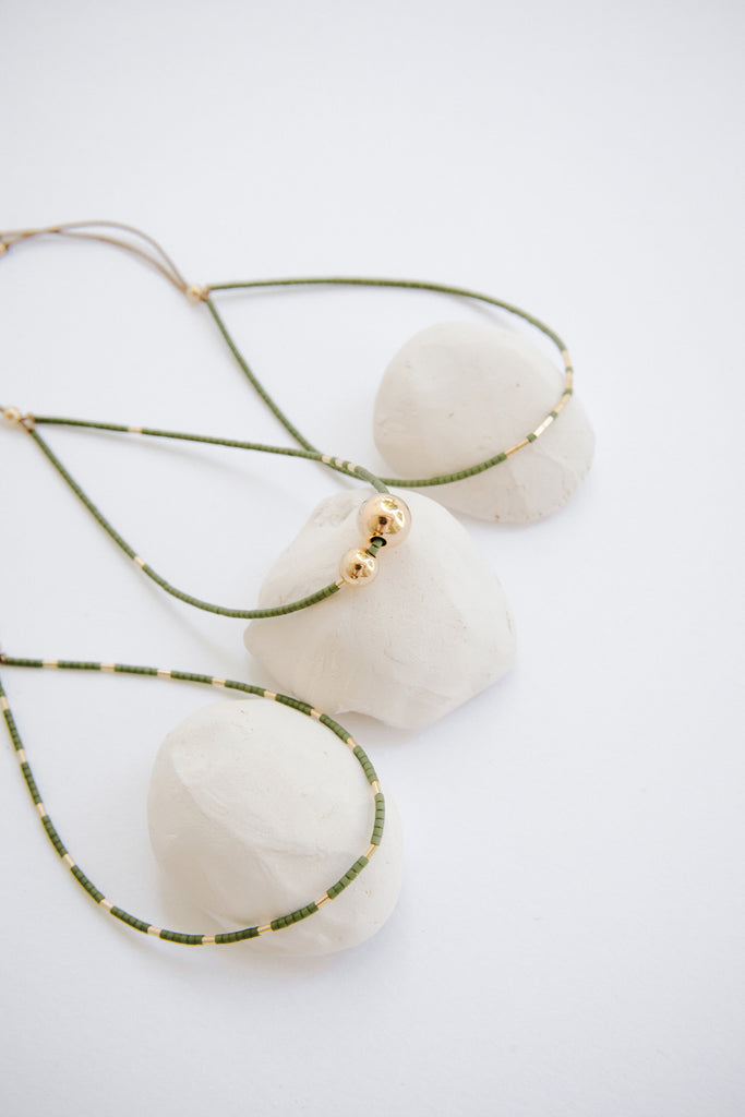 Selene Bracelets in Palm by Abacus Row Handmade Jewelry