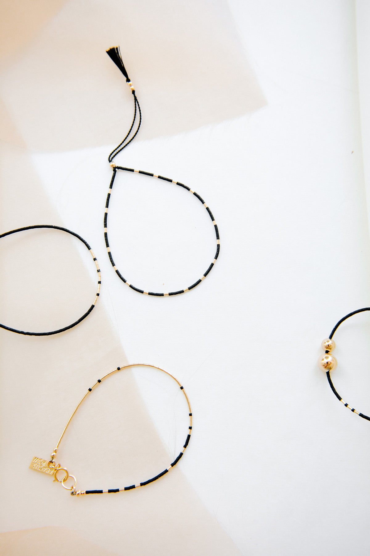 Thebe Bracelet in Ink by Abacus Row Handmade Jewelry