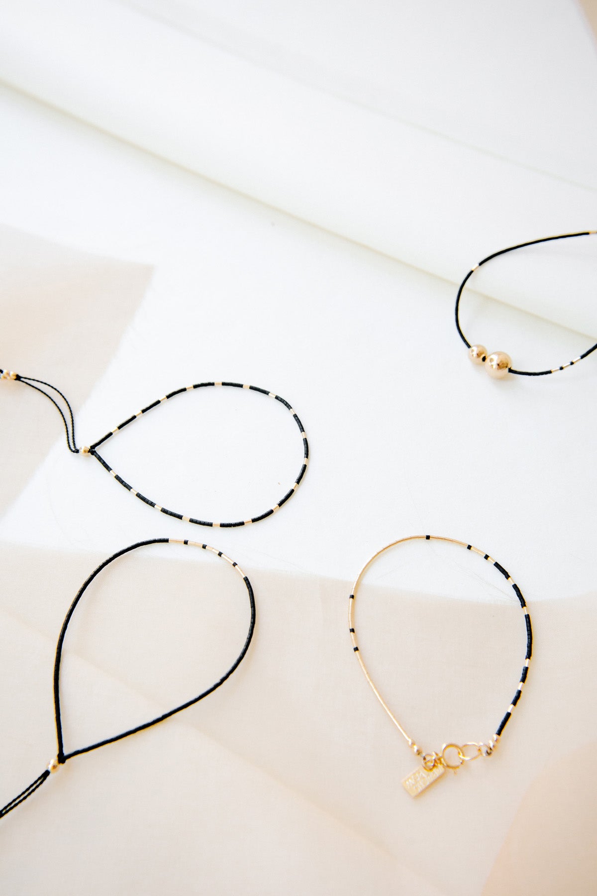 Hati Bracelet in Ink by Abacus Row Handmade Jewelry