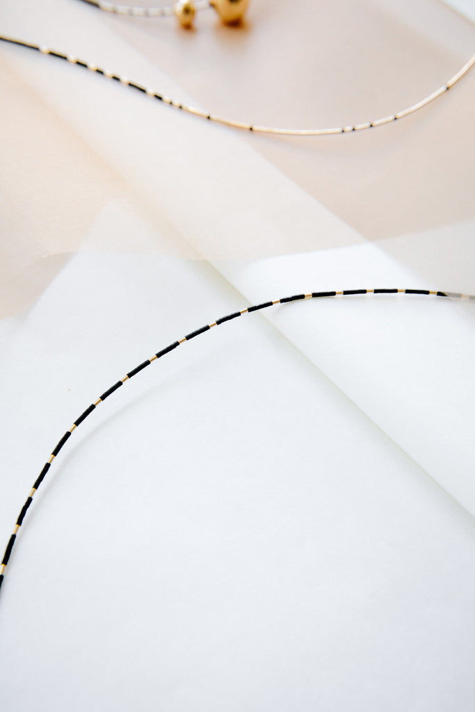 Sao Necklace in Ink by Abacus Row Handmade Jewelry