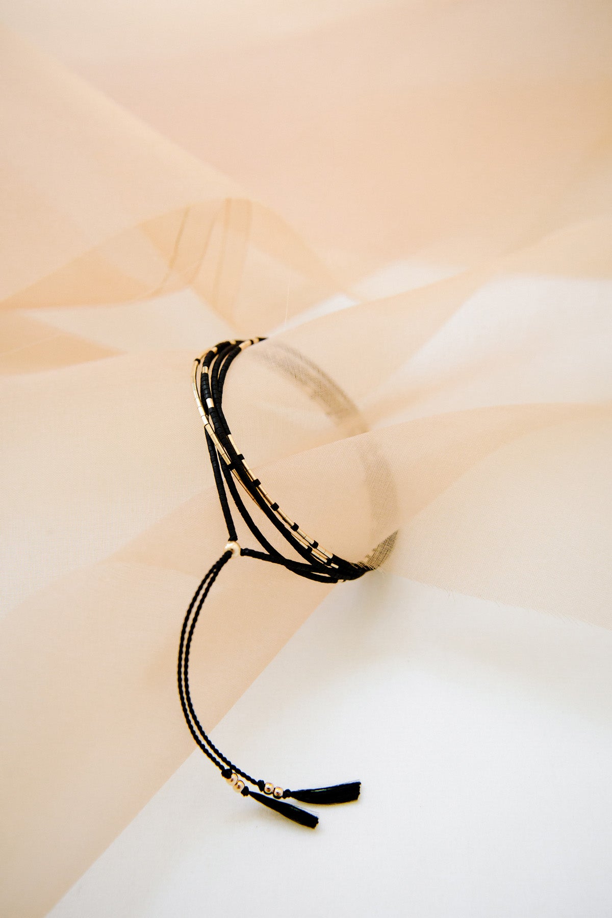 Neso Wrap in Ink by Abacus Row Handmade Jewelry