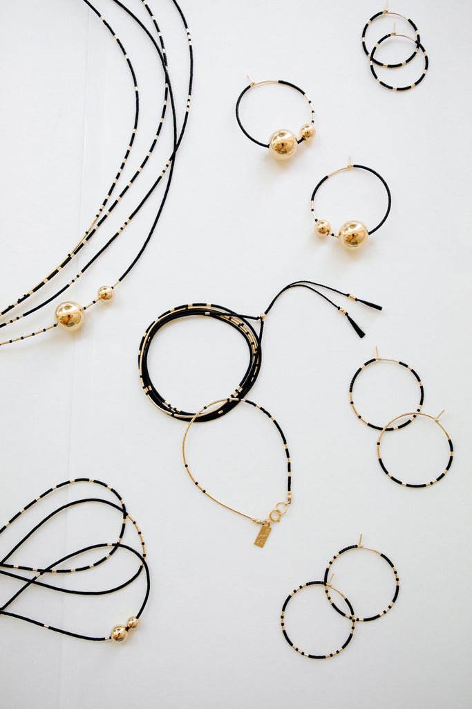 Selene Collection in Ink by Abacus Row Handmade Jewelry