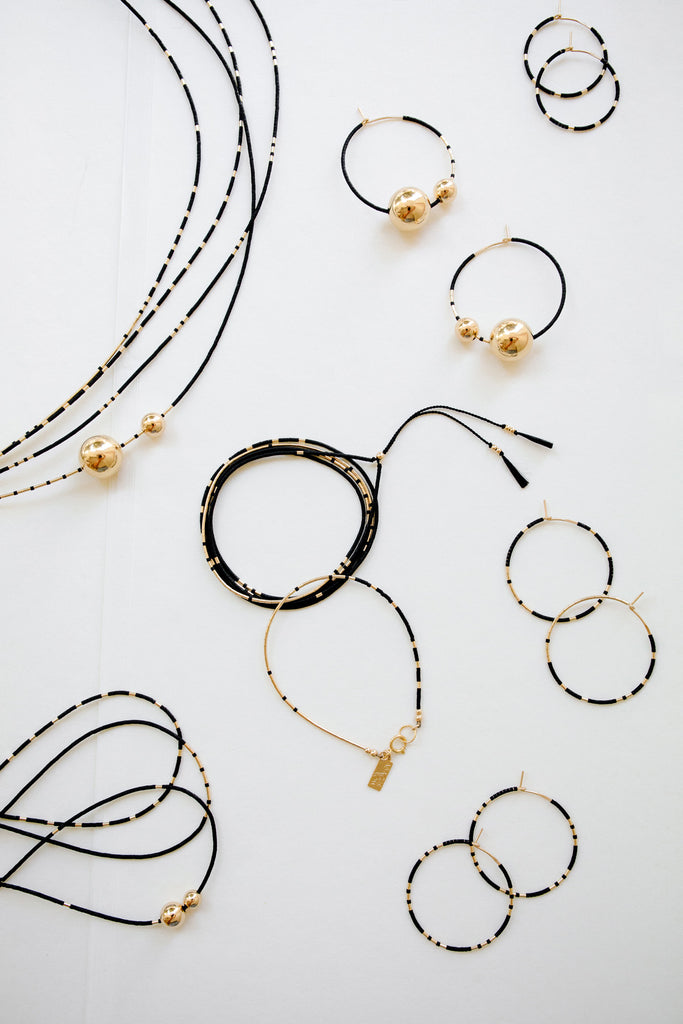 Hati Bracelet in Ink by Abacus Row Handmade Jewelry