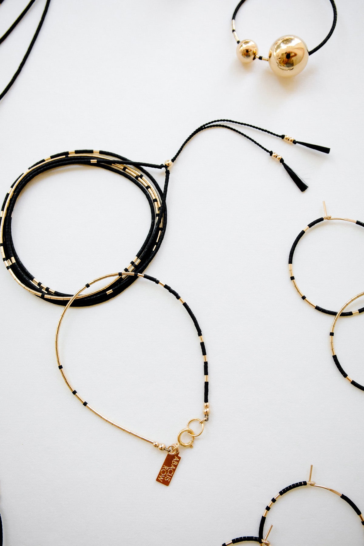 Rhea Bracelet in Ink by Abacus Row Handmade Jewelry