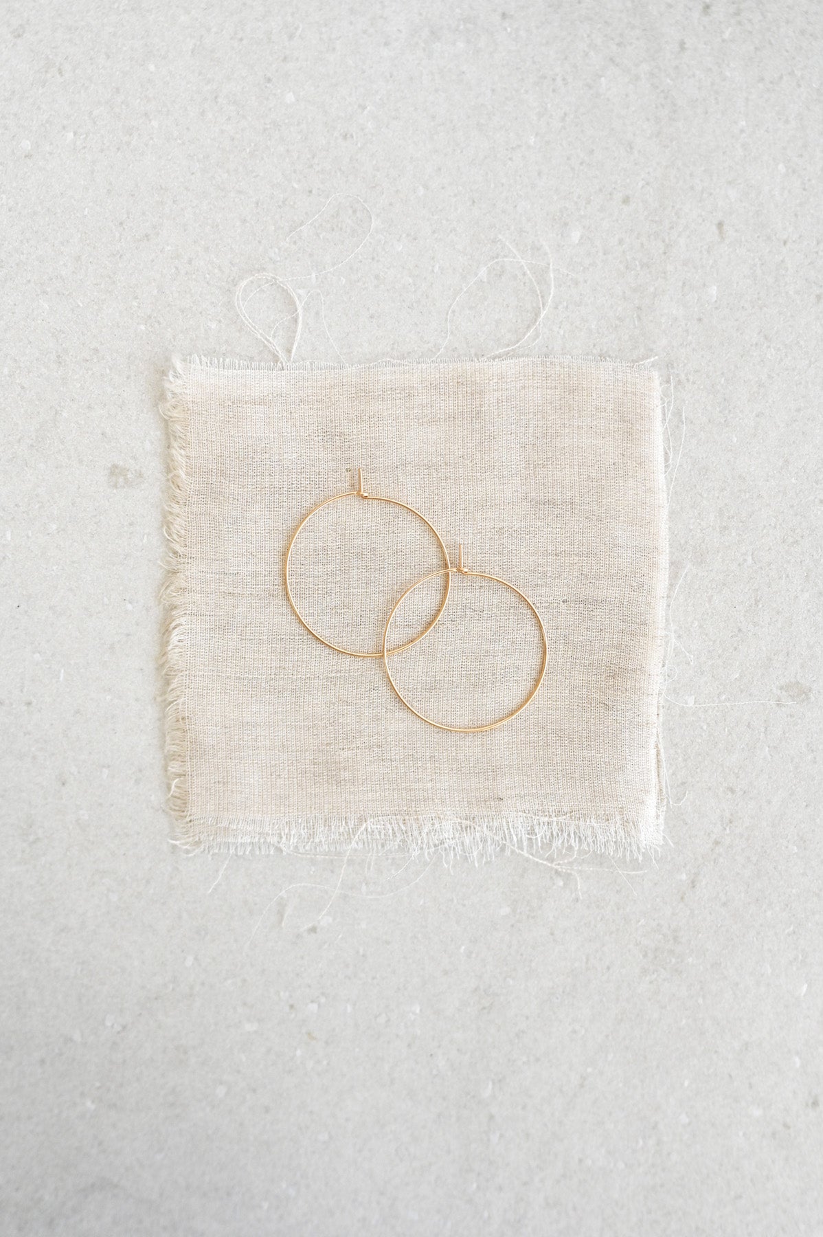 Medium Simple Hoops at Abacus Row Handmade Jewelry