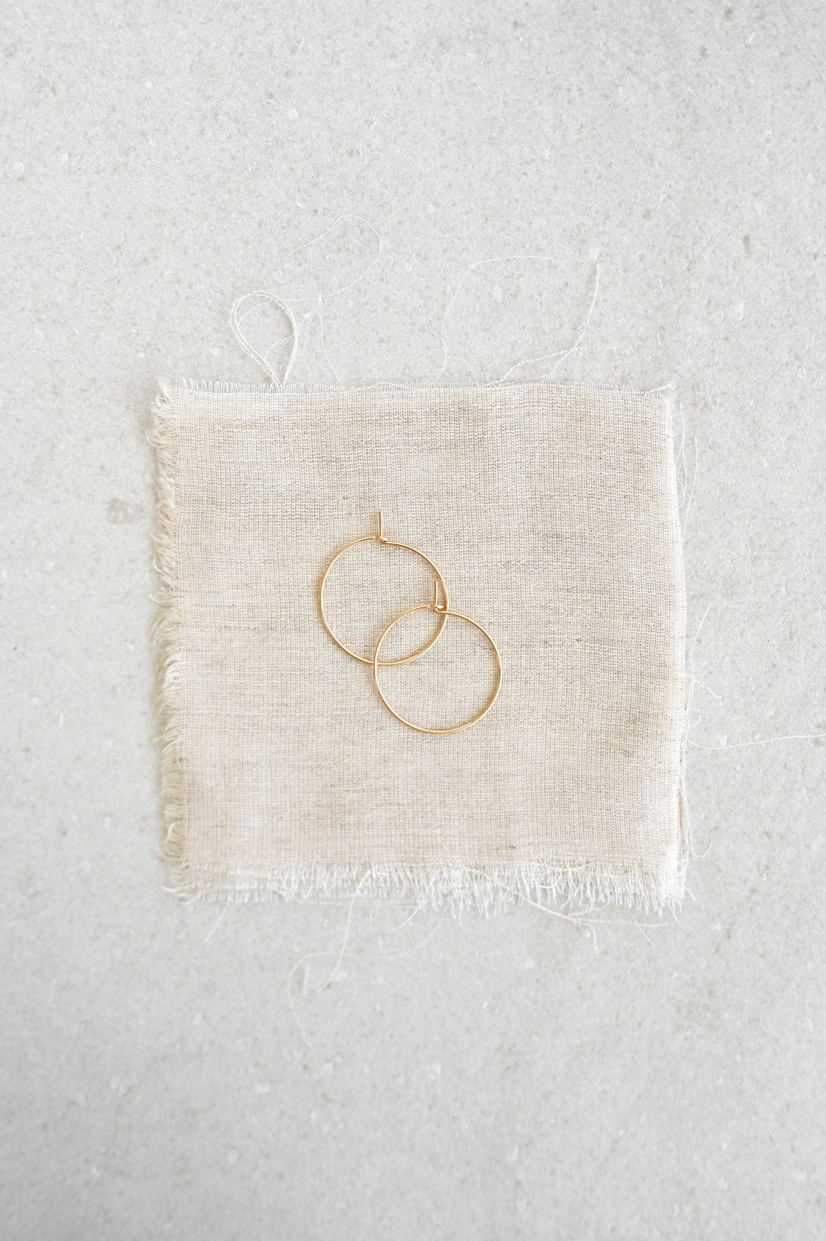 Mini Simple Hoops at Abacus Row Handmade Jewelry