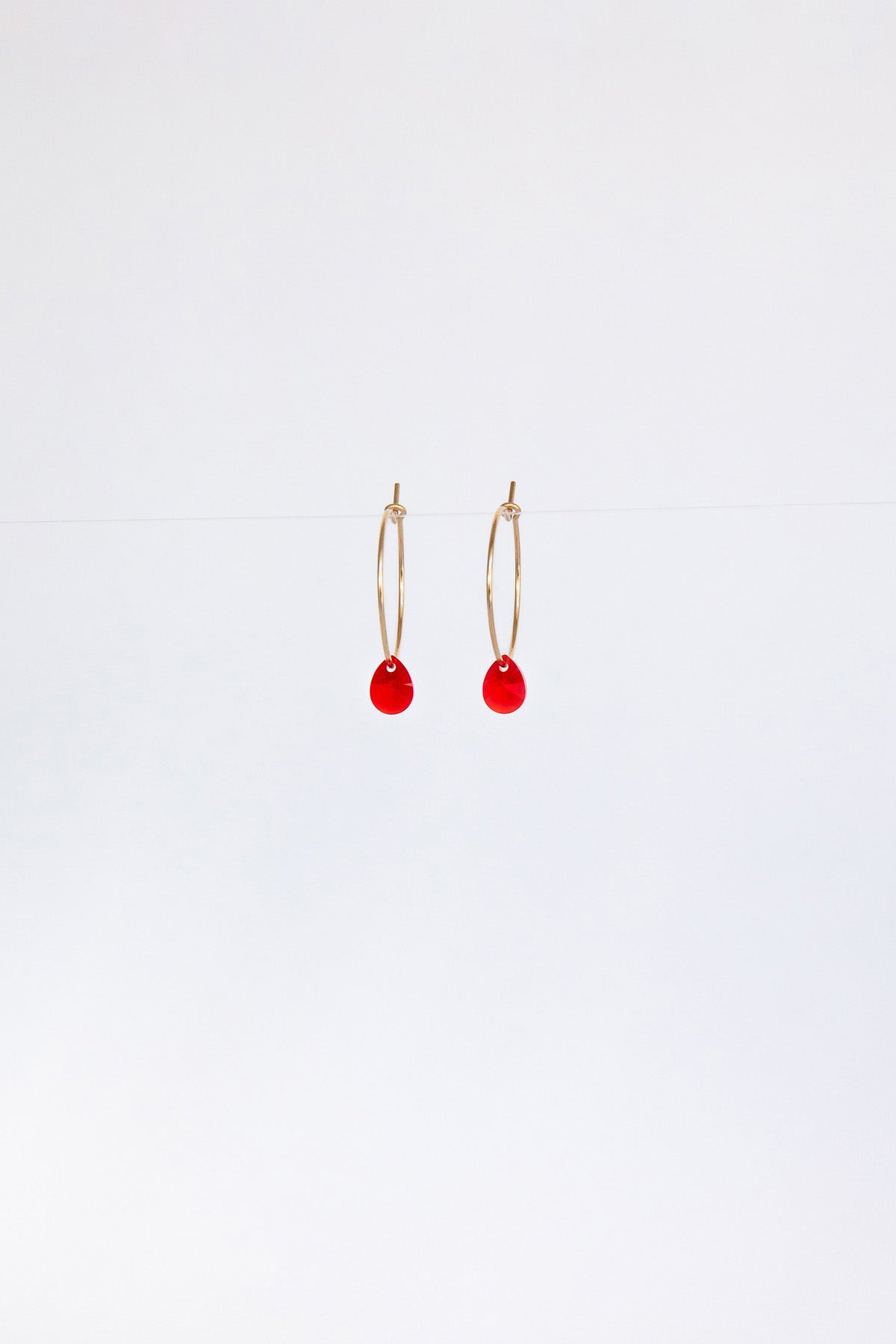 Gladiolus Small Petal Earrings by Abacus Row for Lunar New Year