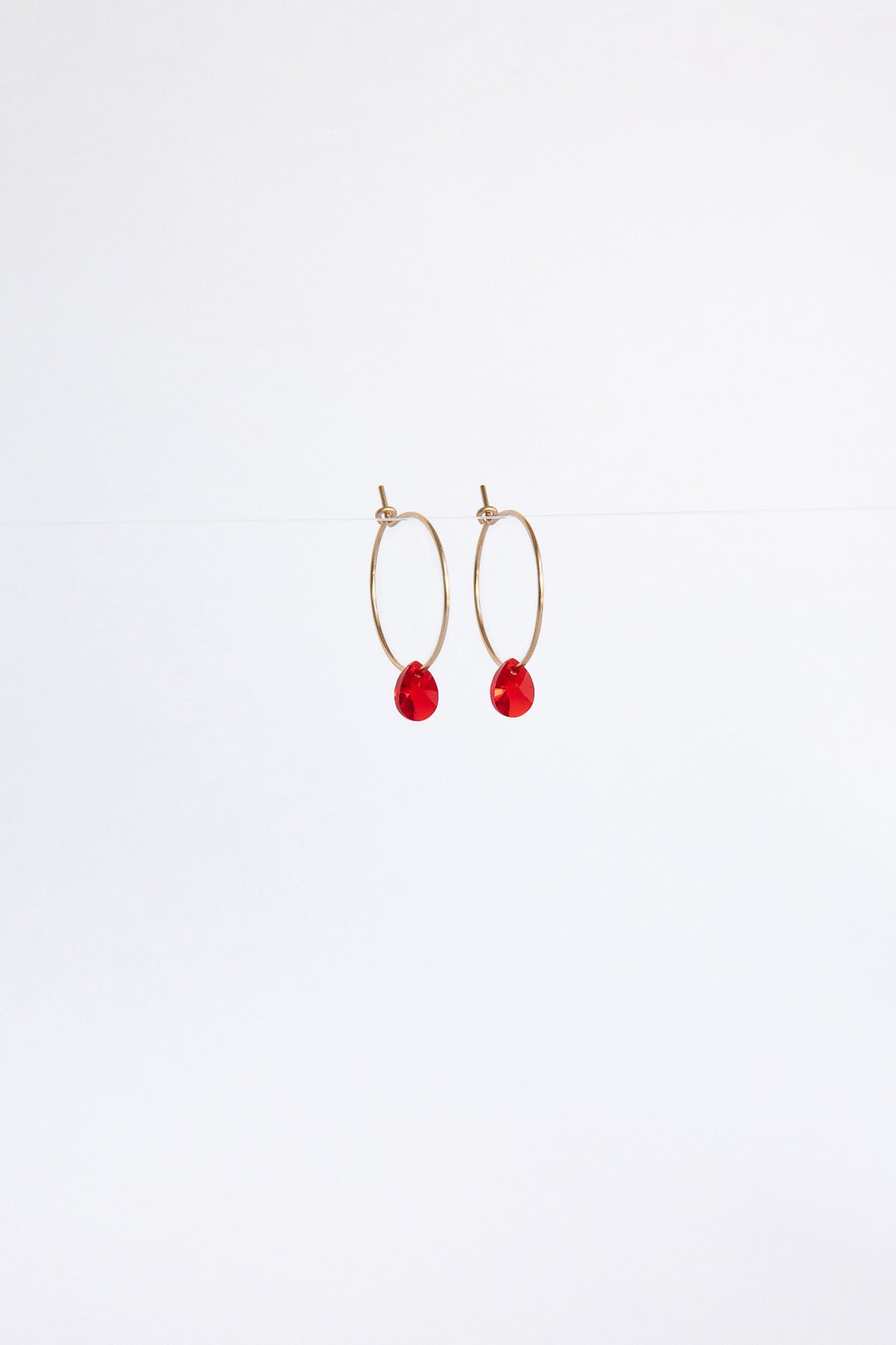Gladiolus Small Petal Earrings by Abacus Row for Lunar New Year