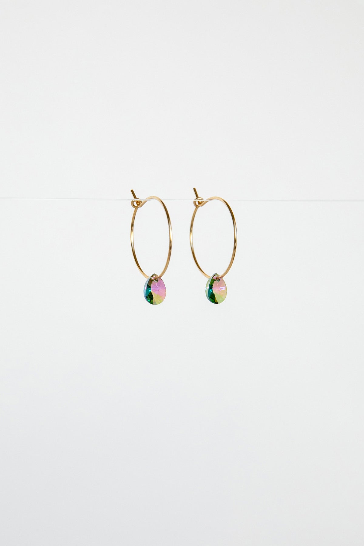 Small Petal Earrings – Iridescence