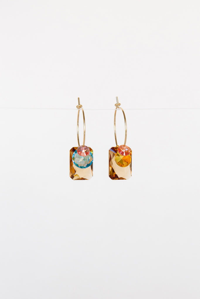 Sweet Pea No. 2 Earrings by Abacus Row Handmade Jewelry