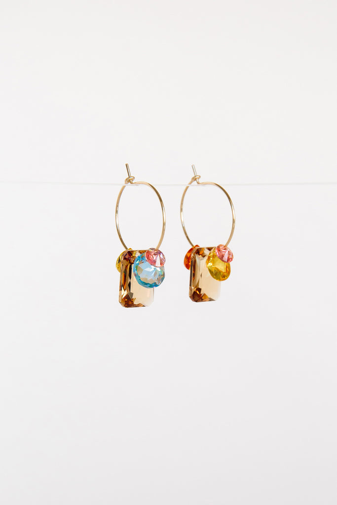 Sweet Pea No. 2 Earrings by Abacus Row Handmade Jewelry