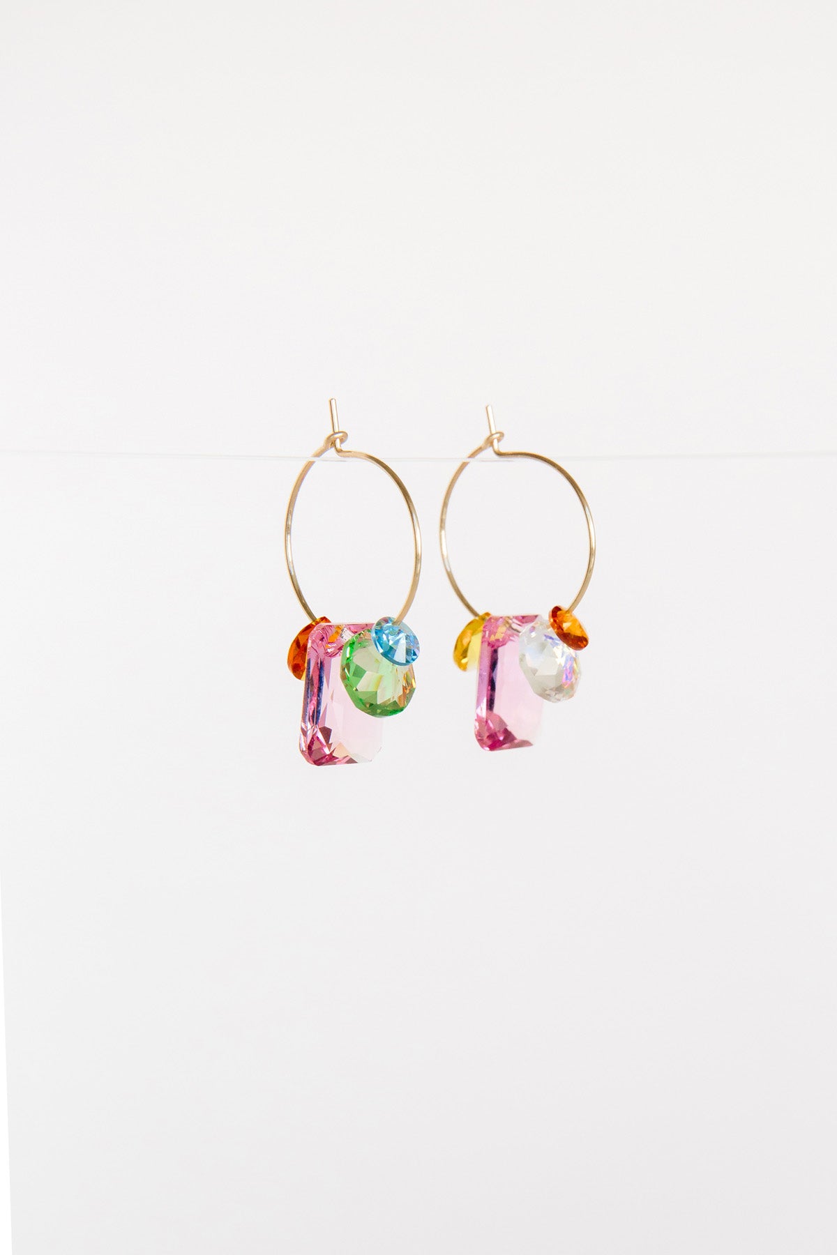Sweet Pea No. 3 Earrings by Abacus Row Handmade Jewelry