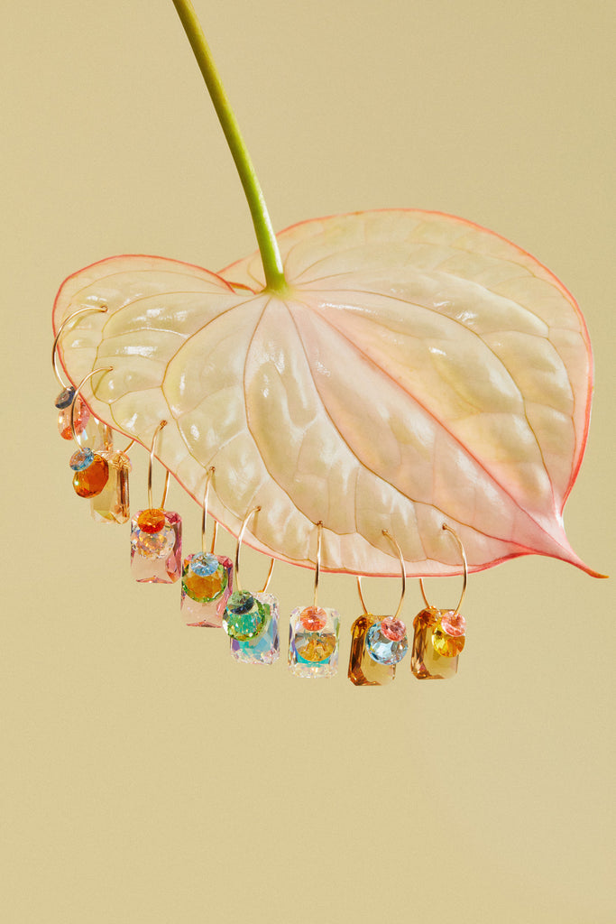 Sweet Pea Earrings by Abacus Row Handmade Jewelry