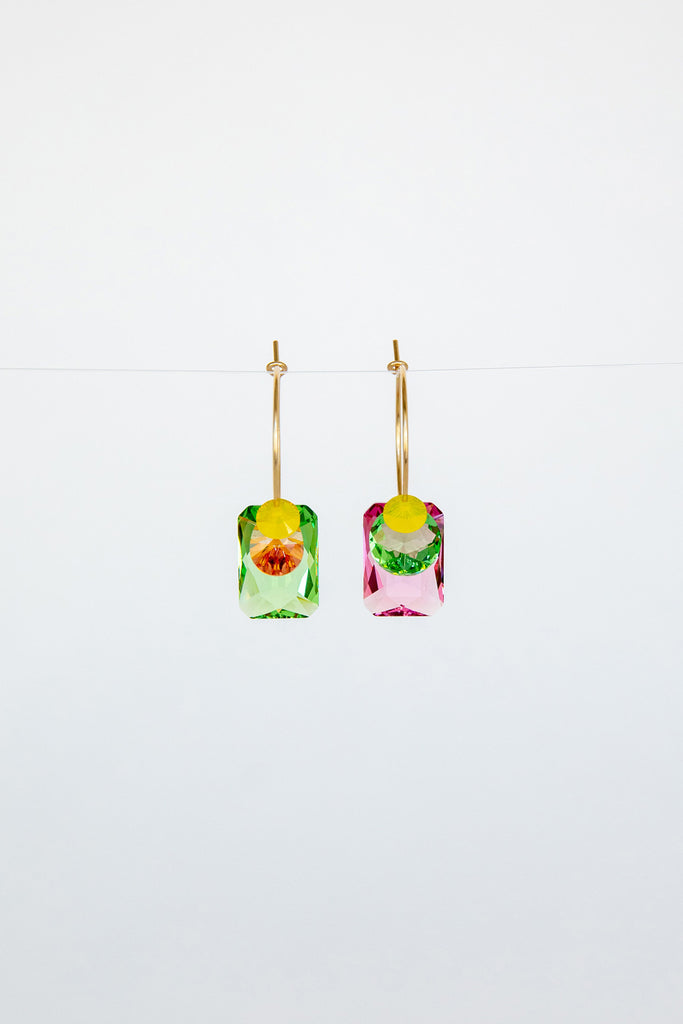 Sweet Pea Earrings No. 5 by Abacus Row Handmade Jewelry