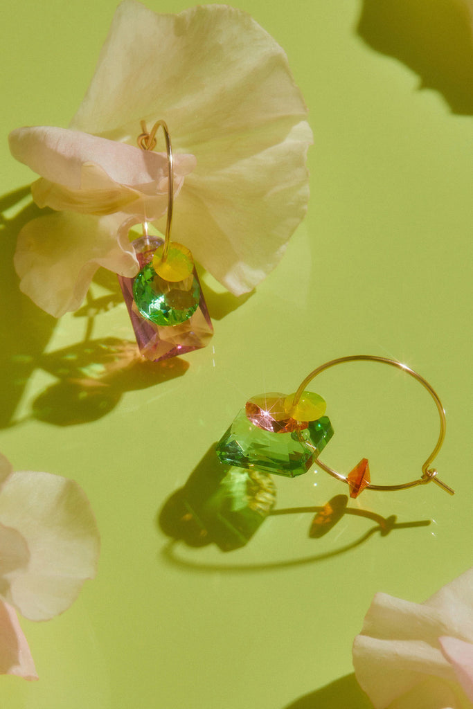 Sweet Pea Earrings No. 5 by Abacus Row Handmade Jewelry