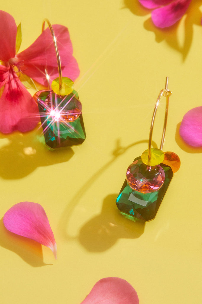 Sweet Pea Earrings No. 6 by Abacus Row Handmade Jewelry