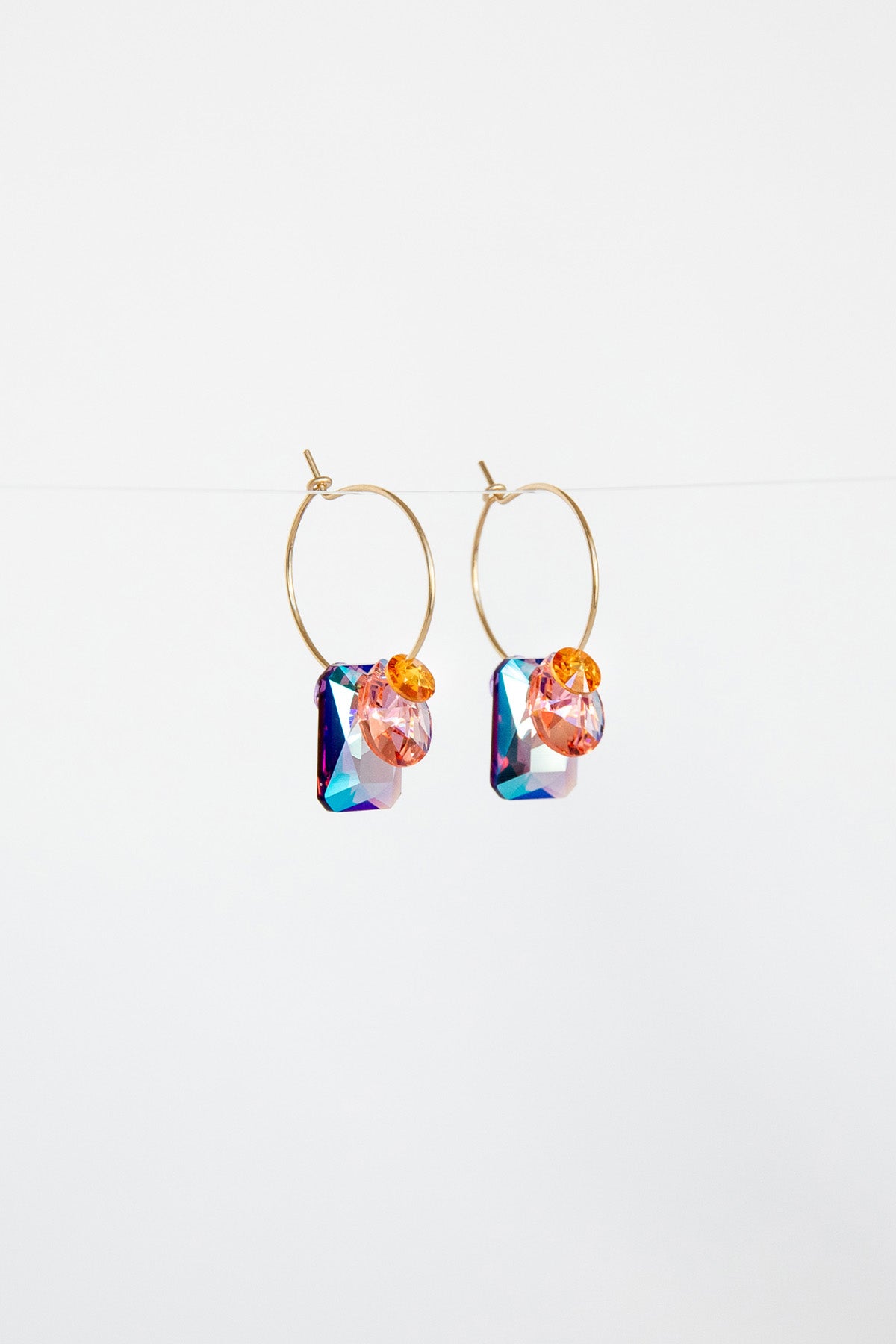 Sweet Pea Earrings No. 8 by Abacus Row Handmade Jewelry