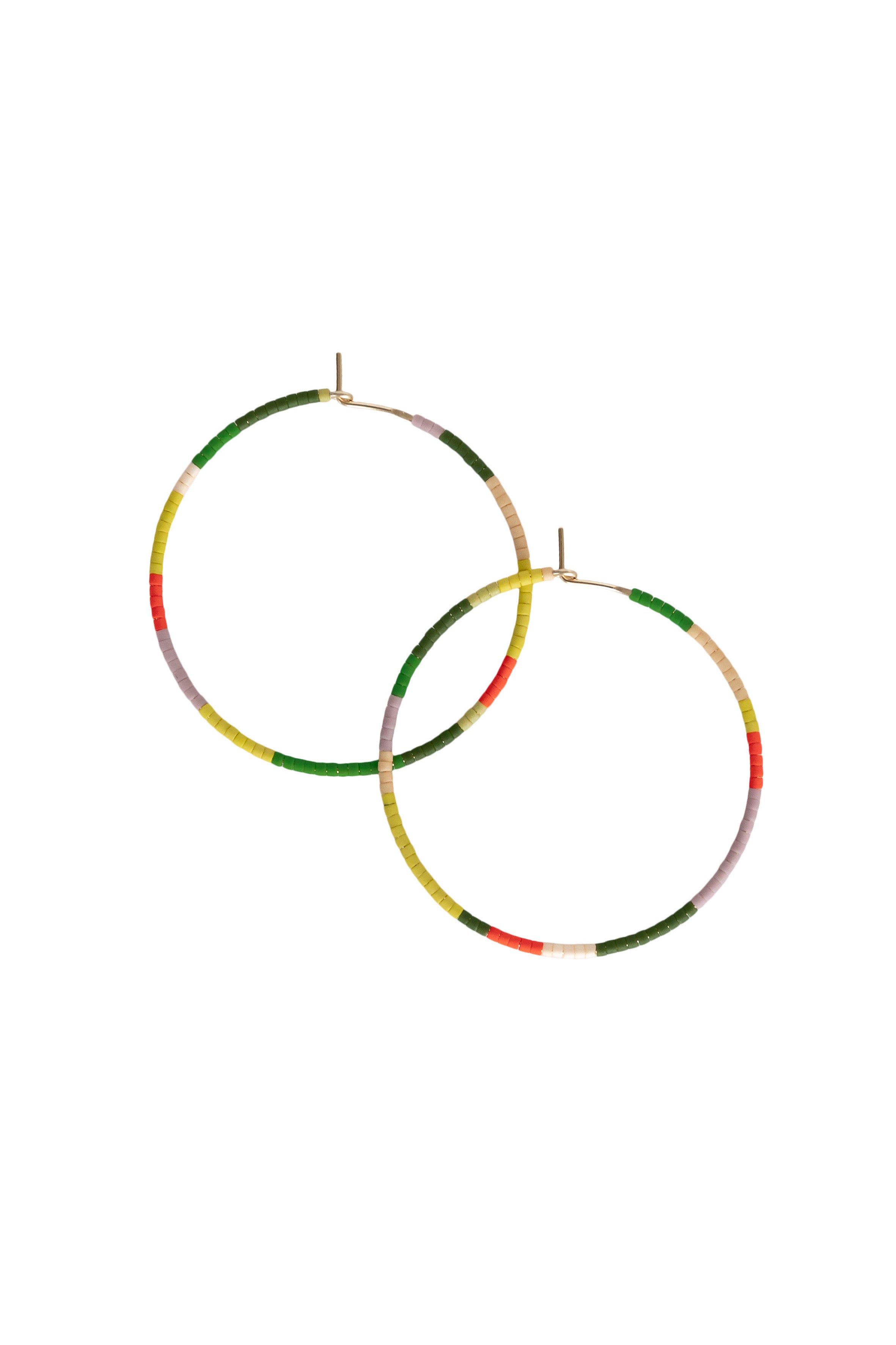 Large Mountain Voyage Hoop Earrings at Abacus Row