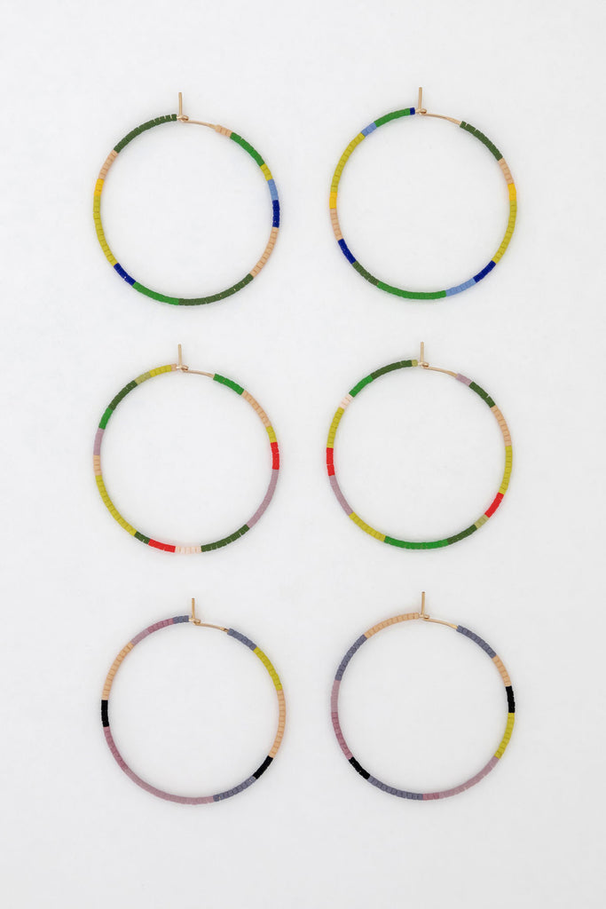 Large Voyage Hoop Earrings at Abacus Row