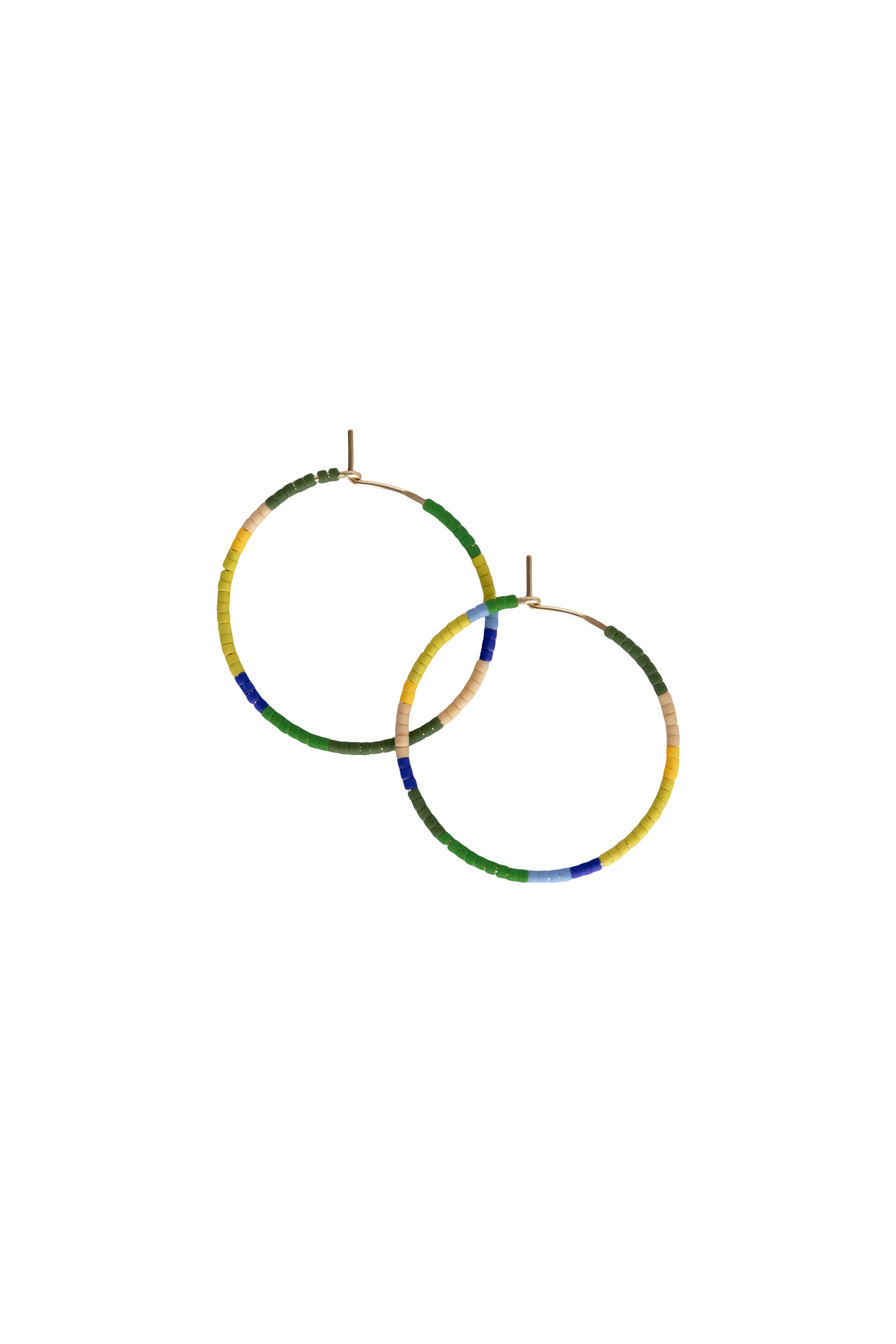 Small Ocean Voyage Hoop Earrings at Abacus Row