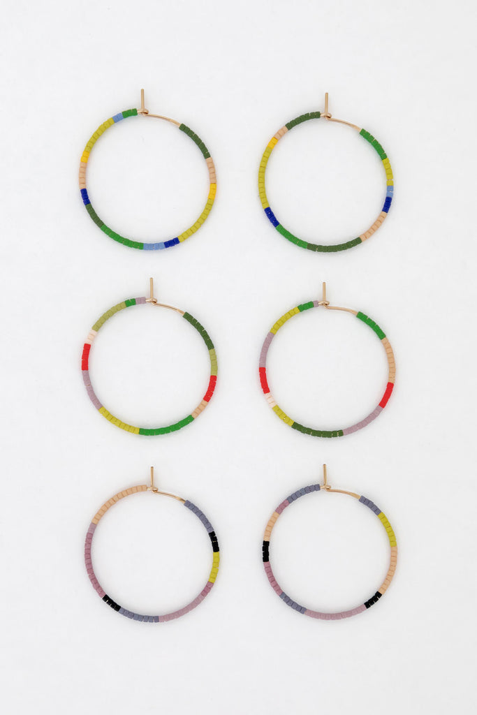 Small Voyage Hoop Earrings at Abacus Row