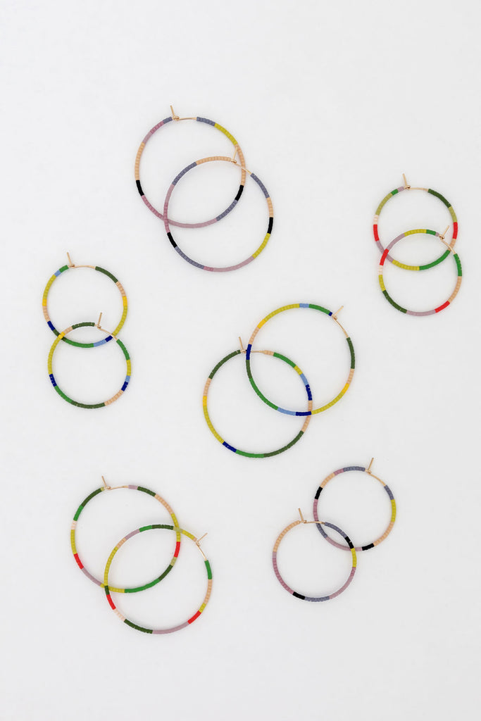 Voyage Hoop Earrings at Abacus Row