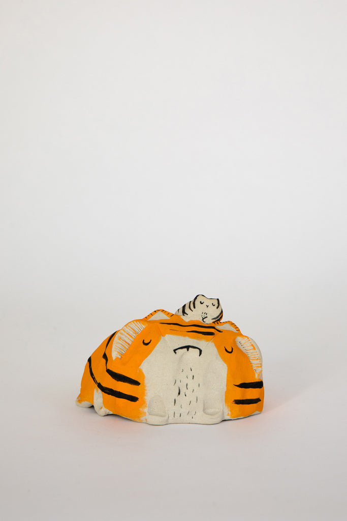 Tiger with Cat by Alyson Iwamoto at Abacus Row