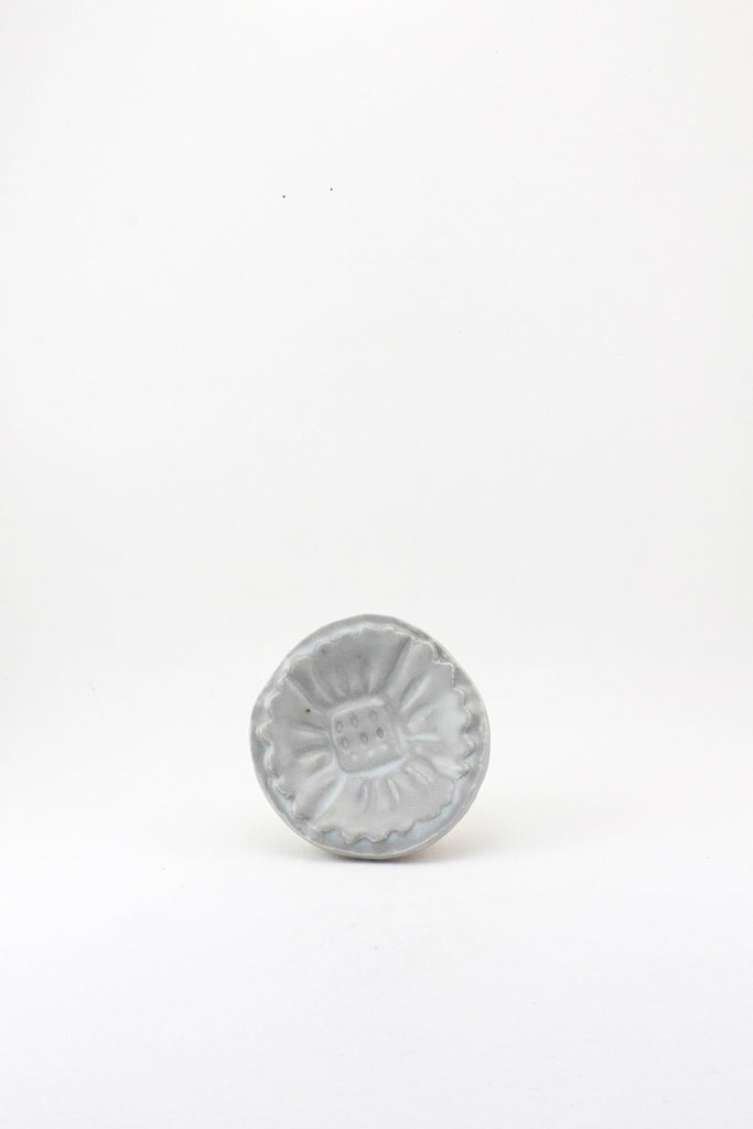 Small Carved Floral Dish by Ariel Clute