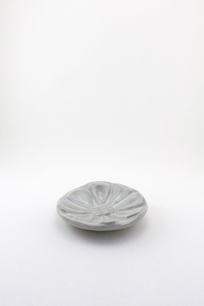 Small Carved Floral Dish by Ariel Clute