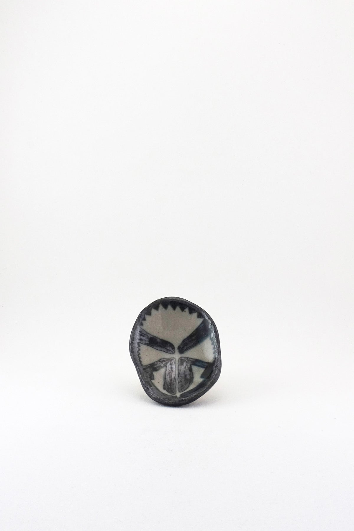Extra Small Painted Floral Dish by Ariel Clute
