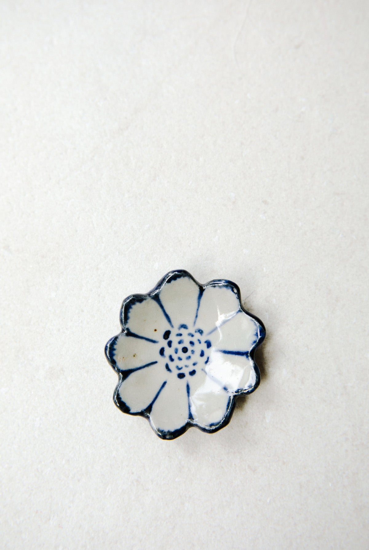 Extra Small Painted Floral Dish by Ariel Clute